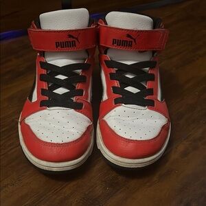 Puma Kids Sneakers Red and White